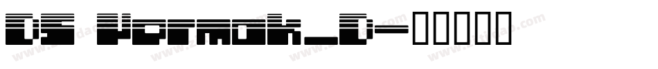 DS Yermak_D字体转换